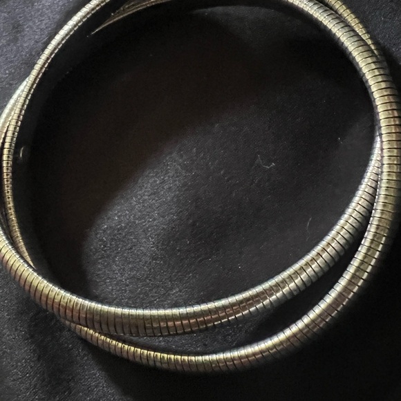 Vintage .999 Silver -Double Strand Flex  Band Bracelet ! - Picture 3 of 16